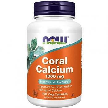 Now Foods Coral Calcium 1000mg - 100 Vegan Capsules
