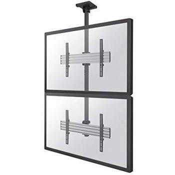Soporte de Techo Neomounts NMPRO-C12 para Videowall, Pantallas de 32 a 65, Negro, Inclinable y Giratorio
