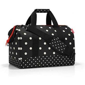 Reisenthel Allrounder L Mixed Dots Bolsa de Viaje 48 Centimeters 30 Negro