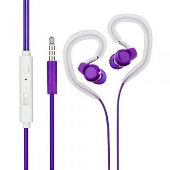 Auriculares Blue Star Sport SP80 Universal standar jack 3.5mm 1.2M Violetas
