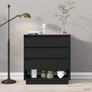 Aparador de madera contrachapada 70x41x75 cm, Mueble de Almacenaje de Salón, Armarios con Puertas, Cajón de Madera, Buffet para salón Moderno, Armario Auxiliar,