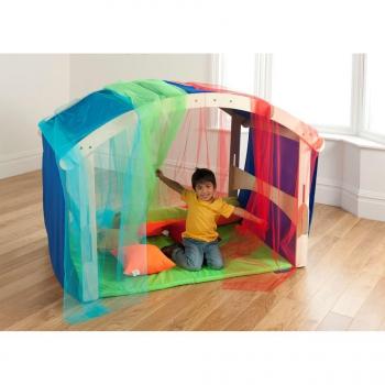 Indoor and Outdoor Folding Den with Rainbow Den Kit - Bundle Deal