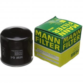 Original MANN-FILTER Filtro de Aceite MW 64 – Para Motocicletas