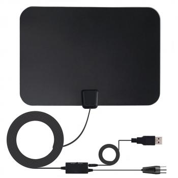 [Versión actualizada] Antena de TV , Corelite Antena de TV interior de rango amplificado de 95 km