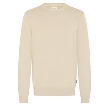 Jersey de Cuello Redondo Beige 'BHDAN' para Hombre, 70% Viscosa y 30% Nylon, Talla XL