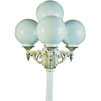 Lámpara de Techo Artística GOL 165-4 con 4 Luces en Color Blanco y Oro