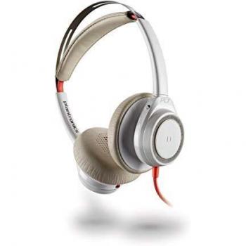 Plantronics Blackwire 7225 - USB-A, Auriculares en ambas Orejas con Clip, Blanco