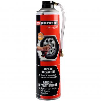 Renovador de Neumáticos Facom 006083 - Reparación de furos con o sin tubo interno, capacidad de 600 ml, diámetro de 175 mm