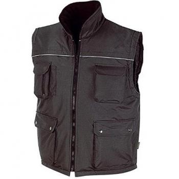 Texxor 4270 - Chaleco de narvik, chaleco de trabajo ripstop forrada 3xl, negro,