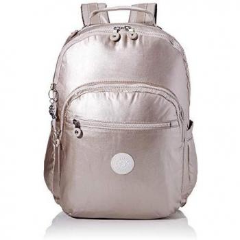 Kipling SEOUL XL Mochila tipo casual, 45 cm, 33 litros, Plateado