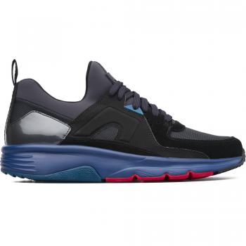 CAMPER Drift Men's Cotton Sneakers - Grey/Black, Size 44 (10.5)