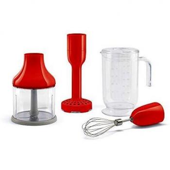 Smeg HBAC01RD 700 - Batidora de mano, color rojo