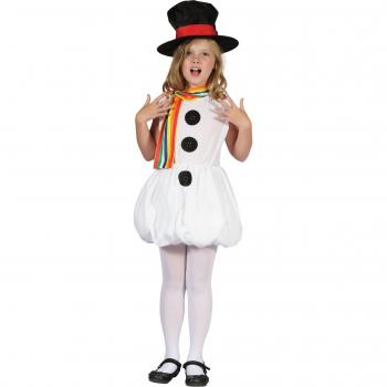 Disfraz de muñeco de nieve para niños Bristol Novelty, color blanco/negro/multi, talla S