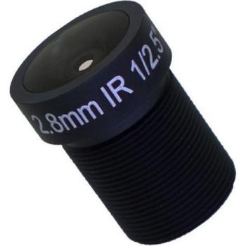 Lente de Cámara de Seguridad HD M12 3.0MP 2.8mm IR 1/2.7 F2.7