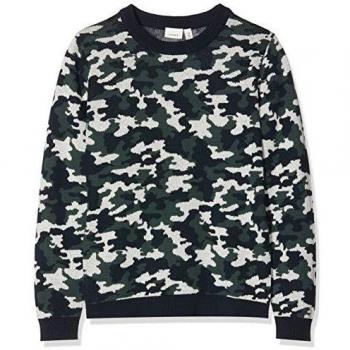 NAME IT Nkmnamo LS Knit suéter, Multicolor