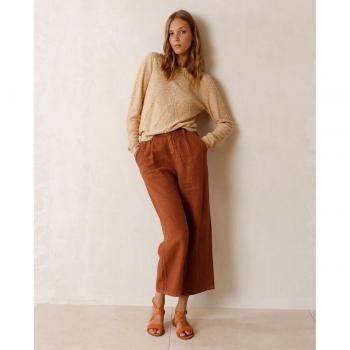 PANTALÓN CROP LINO - INDI&COLD