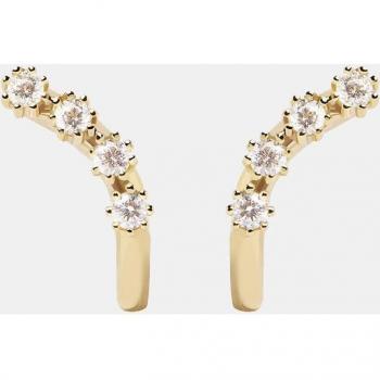 Pendientes PD Paola Motion AR01-474-U de Plata 925 con Circonitas Doradas