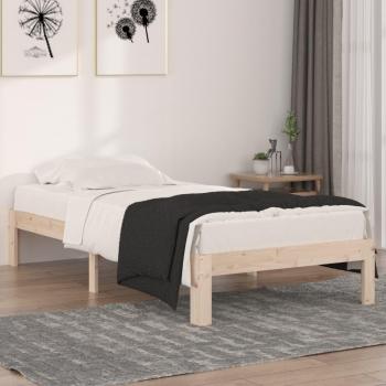 Cama de Madera Maciza Individual 90x190 cm