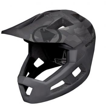 Casco Endura SingleTrack Integral Infantil Gris Camuflaje