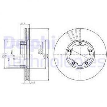 Discos de freno DELPHI BG4173 - Juego de 2 unidades