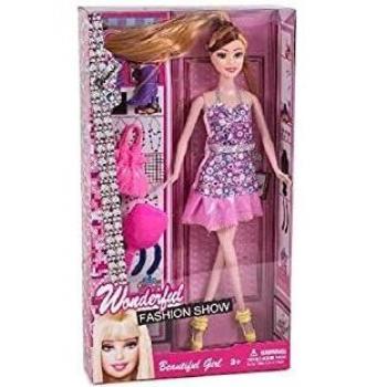 TOINSA- Muﾑeca Caja Accesorios para muñecas Fashion, Multicolor