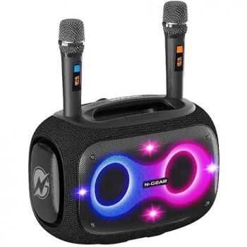 Altavoz Bluetooth N-Gear NRG600 120W con 2 Micrófonos y Resistencia IPX5