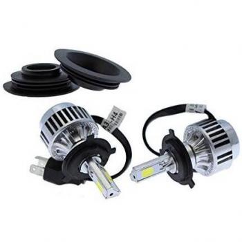 YATEK Lámparas LED H4 Coche y Moto, Luces Larga y Corta, 3300 lumens, 6000K, 36 W de Consumo, Encendido instantáneo