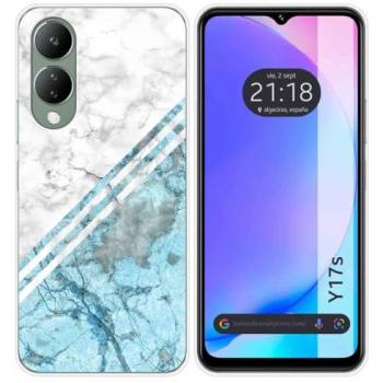 Funda de Silicona para Vivo Y17s Diseño Mármol 02 con Dibujos