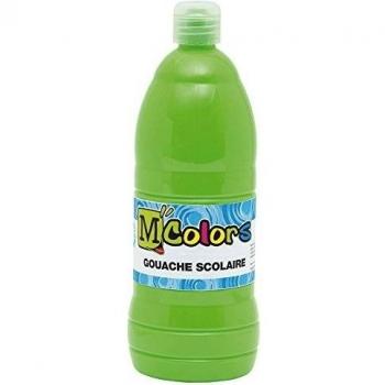 M Colors-Pintura líquida, colores verde primavera-Botella De 1 litro