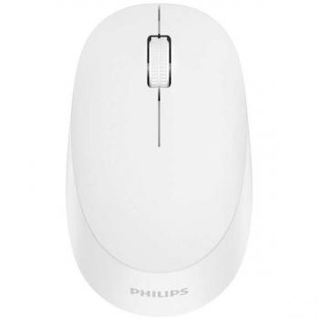 Ratón óptico inalámbrico ambidextro Philips SPK7407W00 Bluetooth RF 1600 DPI blanco