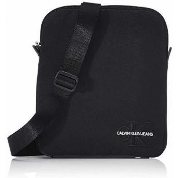Calvin Klein - Ckj Monogram Nylon Micro Fp, Shoppers y bolsos de hombro Hombre, Negro