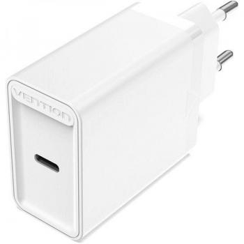 Cargador de Pared USB-C 30W Blanco Vention FAIW0-EU