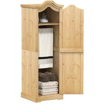Gabinete de corona 55x52x170 cm madera maciza de pino