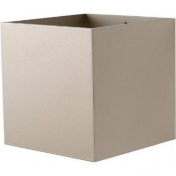 Aplique de pared LED Kub de aluminio pintado dorado 10cm 380lm 3000K