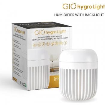 Giohygro Light Ultrasonic Humidifier with Backlight - 600ml White