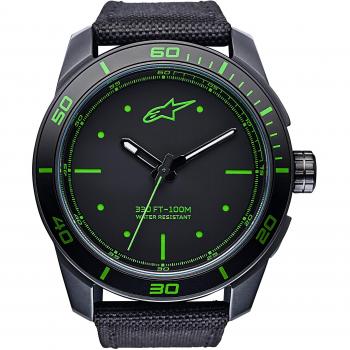 Alpinestars Men's Tech 3H Black-Green Smart Watch