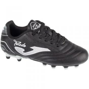 Joma Toledo Jr 24 TOJW FG Botas de Fútbol para Niño color negro, características: diseño ligero, suela FG para césped firme, talla EU 35