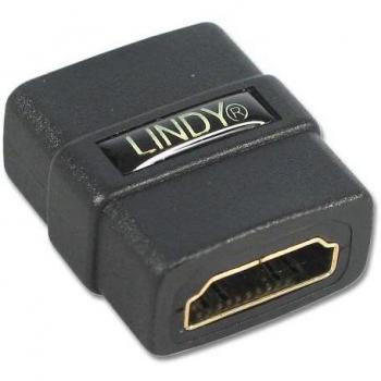 Lindy 41230 Adaptador HDMI Acoplador de Género Femenino a Femenino Negro
