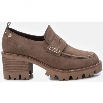 Carmela 161109c Mocasines de Mujer Serraje Taupe