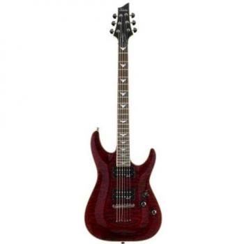 Schecter Omen Extreme Left-Handed Electric Guitar - Black Cherry