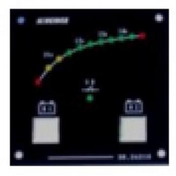 Voltímetro led 12v 2 baterías Scheiber