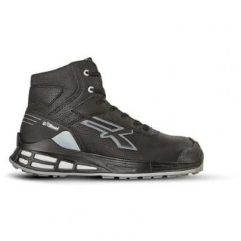 Botas de seguridad U-Power Caleb S3 SRC CI ESD, tamaño 45 EU, color negro