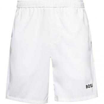 Pantalón corto de tenis para hombres Hugo Boss Tiebreak - Blanco