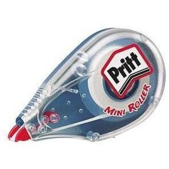 Pritt cinta correctora mini corrector.cuerpo transparente. dimension 6mx4,2mm.