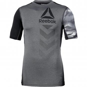 Reebok Actvchl SS Grphc Comp Camiseta de Manga Corta, Hombre, Gris