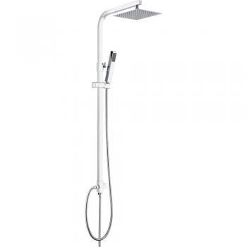 Conjunto de ducha Minsk Imex - Columna Ducha sin Grifo | Conjunto de Ducha y Bañera con Alcachofa y Flexo | Griferia Monomando con Rociador Efecto Lluvia |