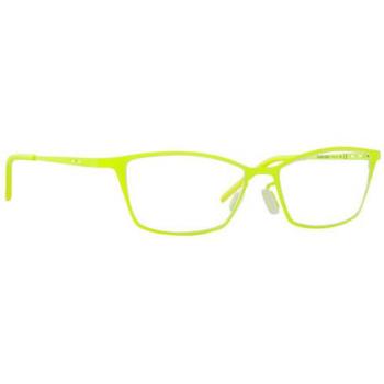 Italia Independent II 5422 Kids 063.000 Kids' Eyeglasses Yellow Size 47 - Blue Light Block Available