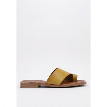 KRACK CORE LIENA 39 Sandalia Plana Mujer Amarillo