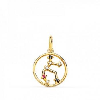 Colgante signos del zodiaco oro 18k mujer VIRGO