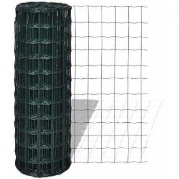 vidaXL Euro-Valla 25 x 1,5 m con Malla 76x63mm Malla Cerca Valla Acero Alambre